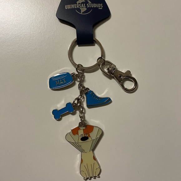 Universal Studios The Secret Life of Pets Keychain Max NEW - Picture 2 of 11